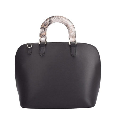 Maria Carla Woman's Fashion Luxury Leather Handbag, Smooth Leather