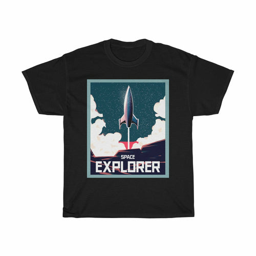 Mens Space Rocket T-Shirt